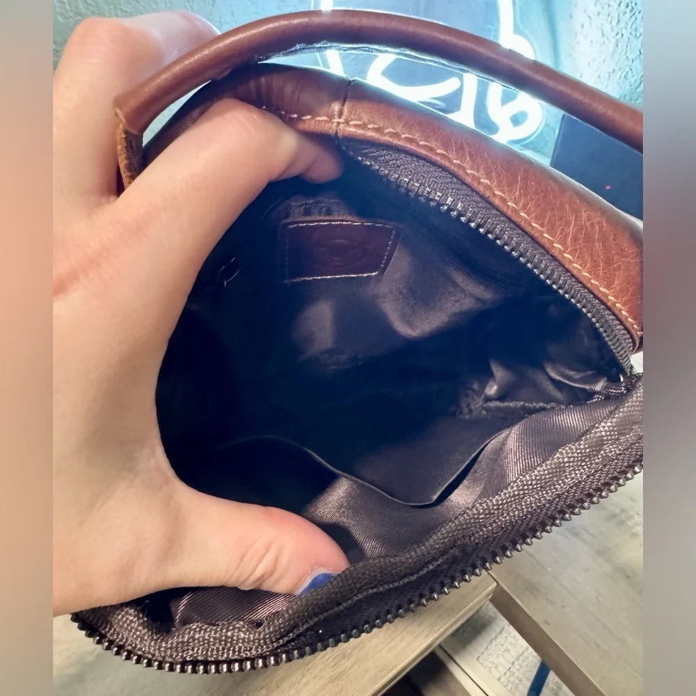 Brown Leather Messenger Bag for Men Bullcaptain